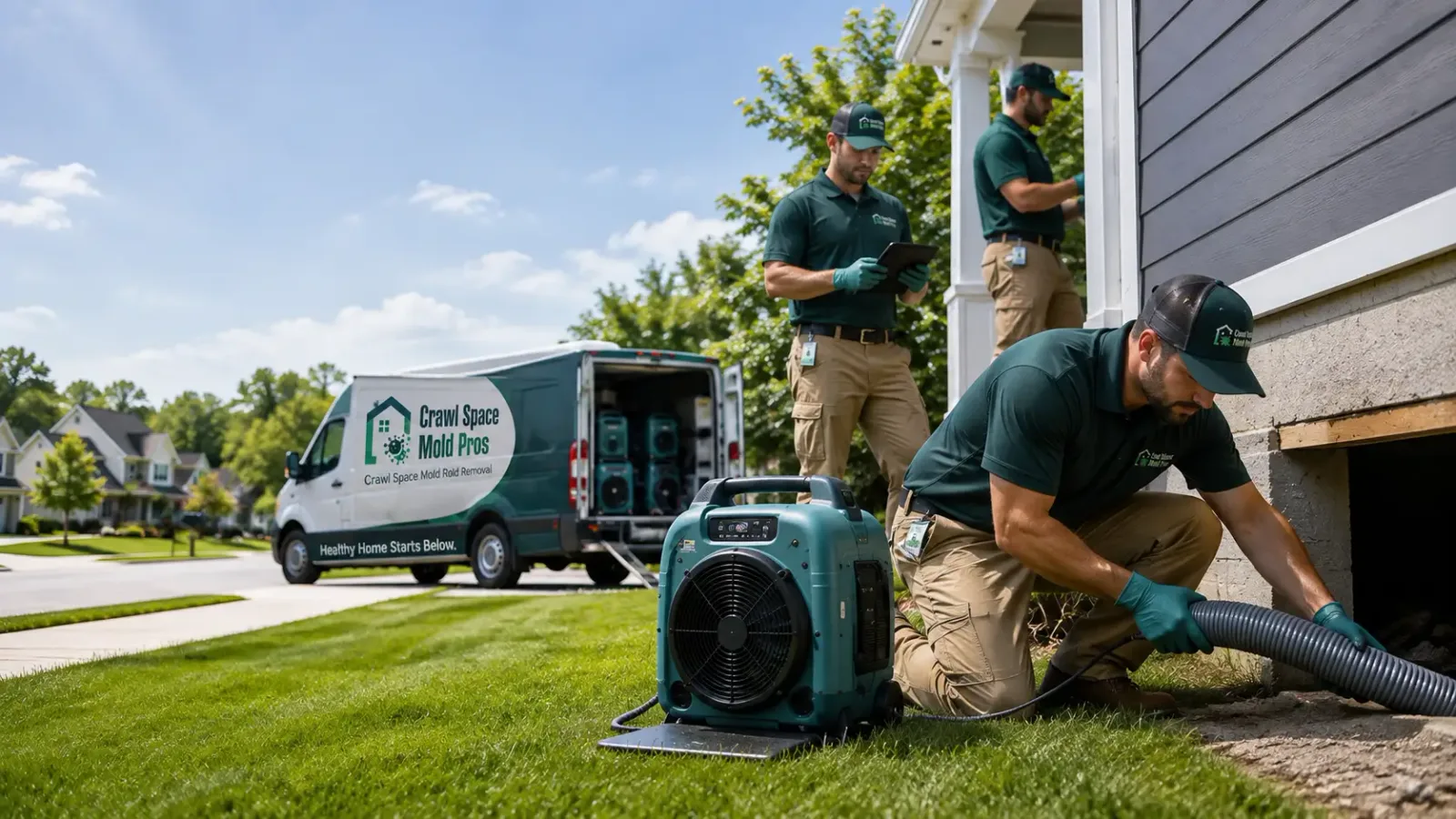 Crawl Space Mold Removal in Bloomer, WI